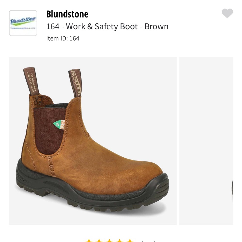 Blundstones - steel toed safety boots. size 6.5 Australian (9.5 womens Canada)